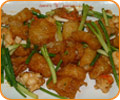 Stir-fried King prawn and Fish maw