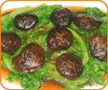 Sauteed Mushrooms and Lettuce