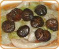 Sauteed Mushrooms and Iceberge Lettuce